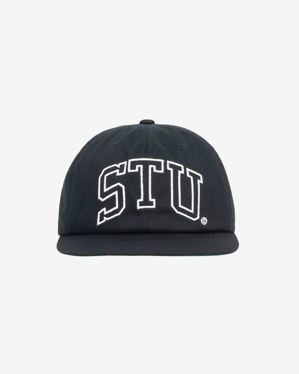Stussy MID-DEPTH STU ARCH STRAPBACK Cap STUSSY MID-DEPTH STU