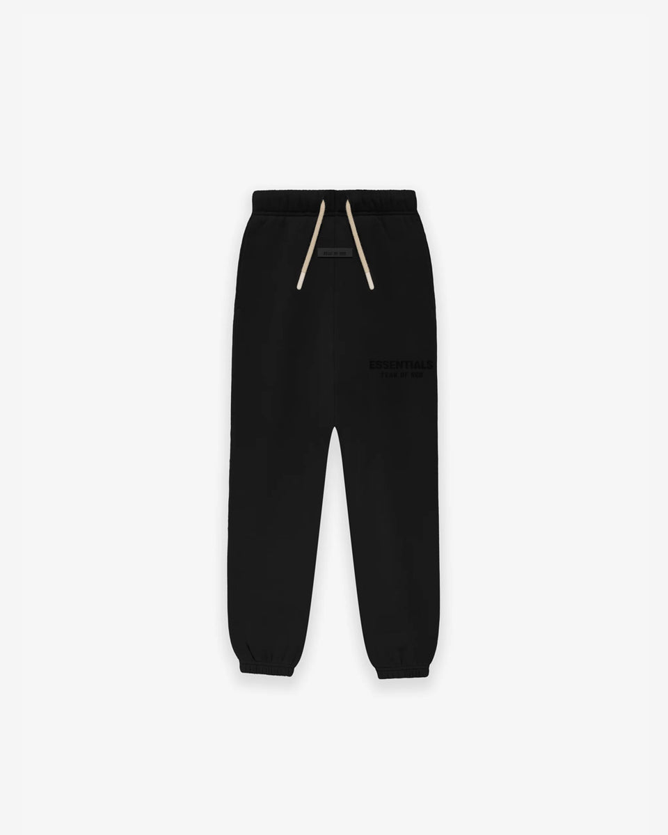 ESSENTIALS Kids Essentials Sweatpant in Jet Black