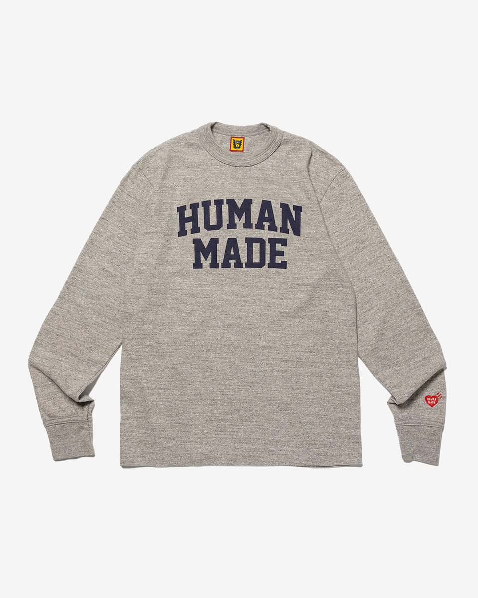 Human Made Graphic L/S T-Shirt #7 in Gray | Commonwealth