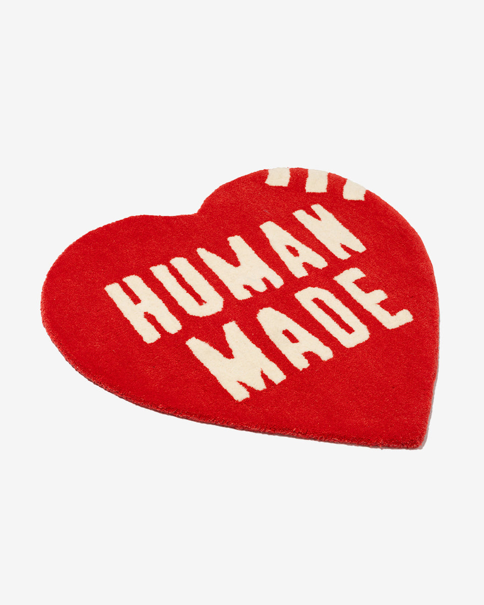 Human Made Heart Rug Medium in Red | Commonwealth