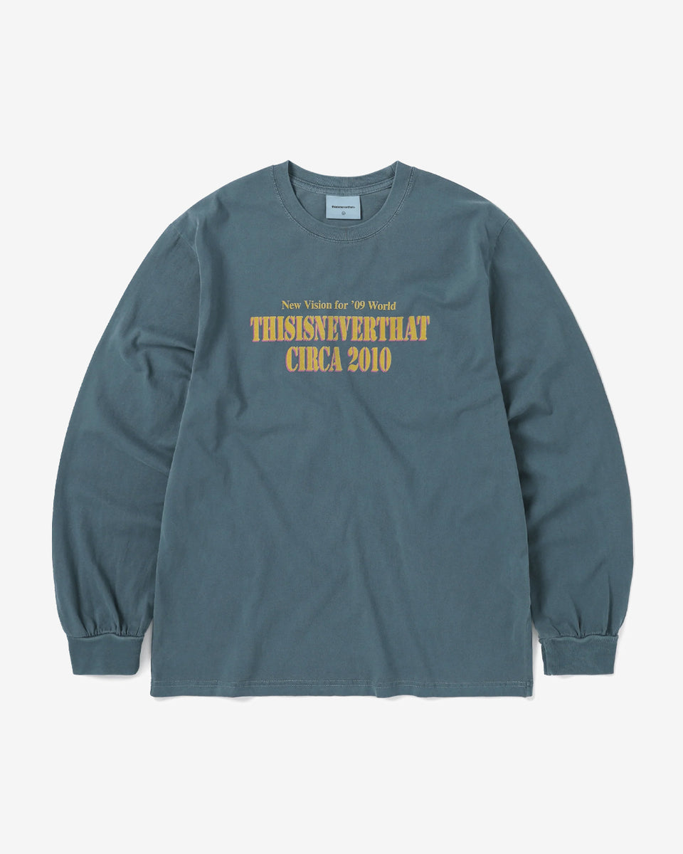 thisisneverthat Basketball Hoop L/S Tee in Navy
