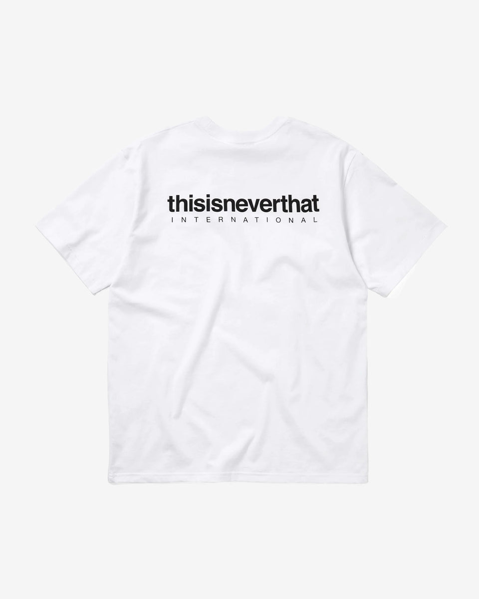 ★thisisneverthat★ Motorcycle Tee White TN251TTSST32WHT Buy thisisneverthat T-Logo Tee in white | TN240TTSST01-WHT