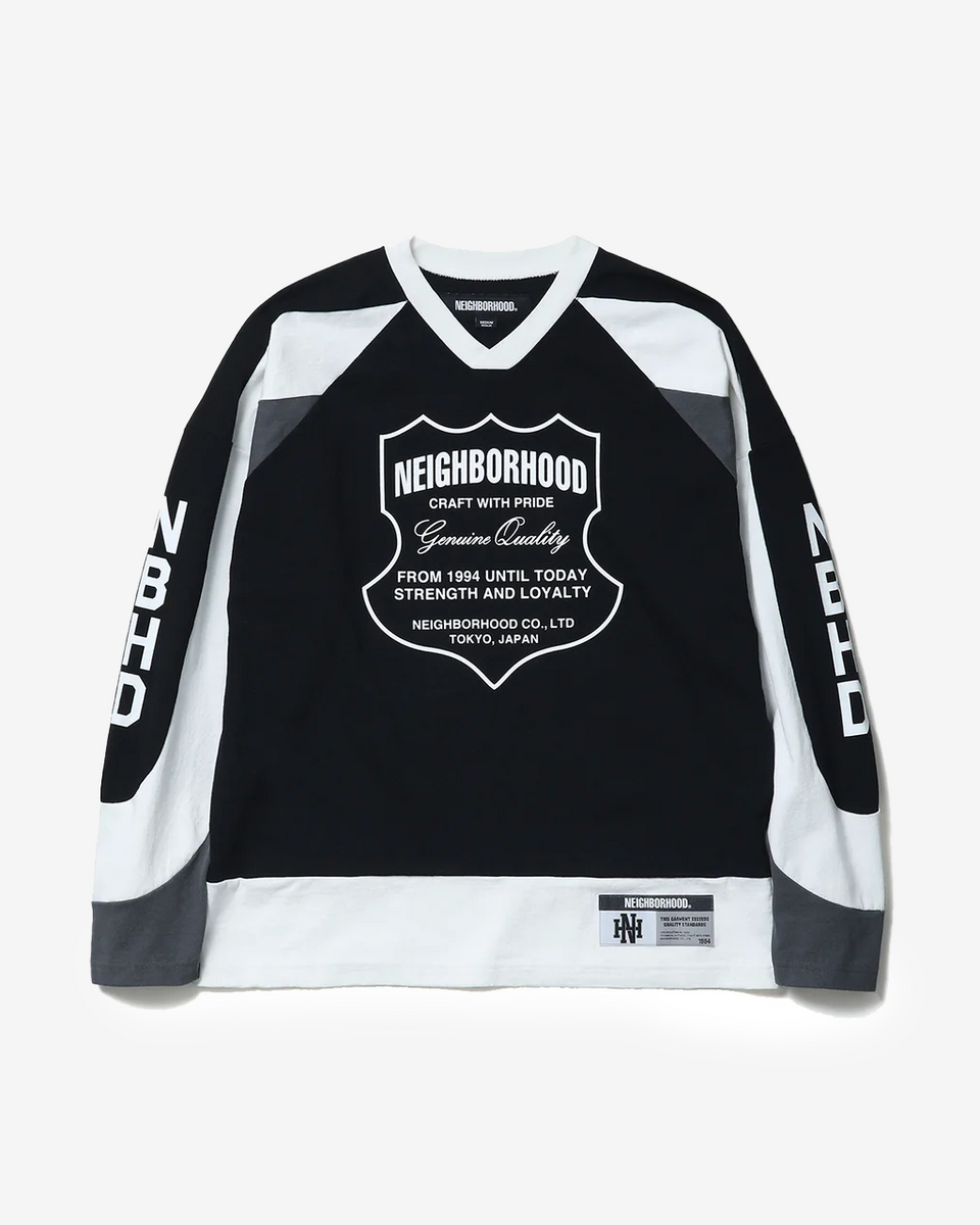Neighborhood Hockey Shirt L/S Black | Commonwealth Philippines