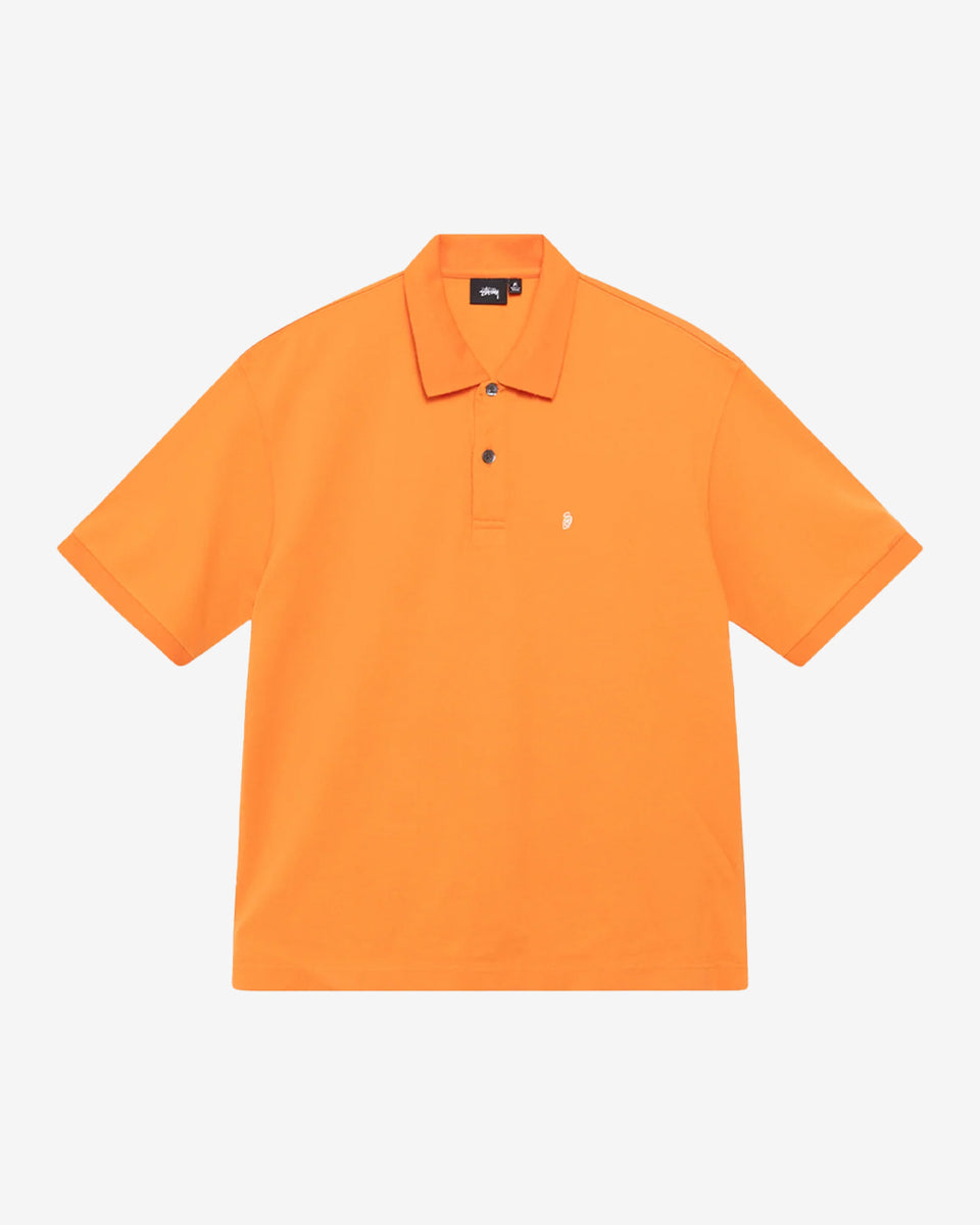Stüssy Classic Pique Polo Orange | Commonwealth Philippines