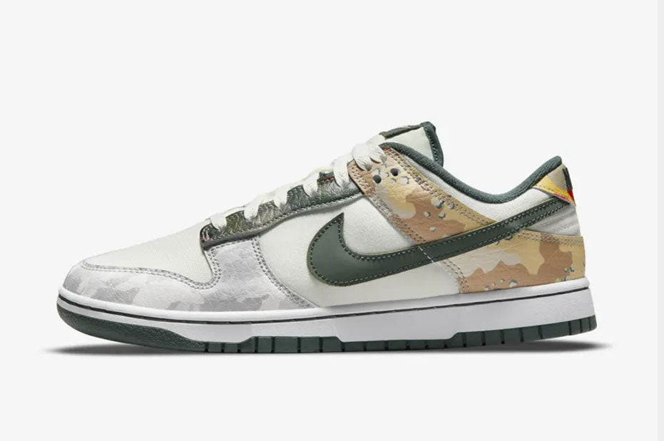 Nike Dunk Low 'Sail Multi-Camo' | Release Mechanics