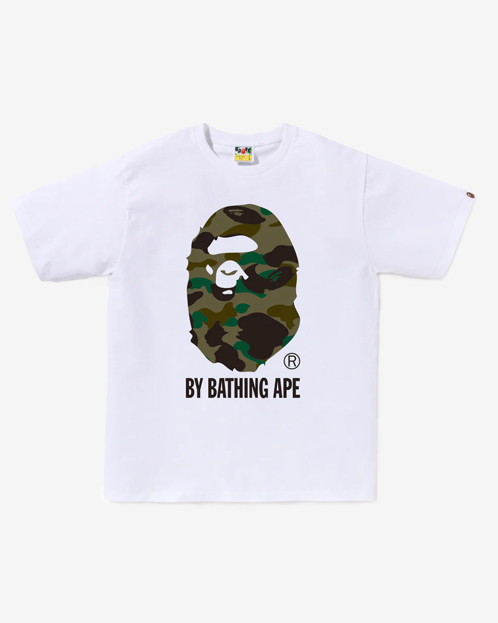 1st Camo by Bathing Ape Tee White Green