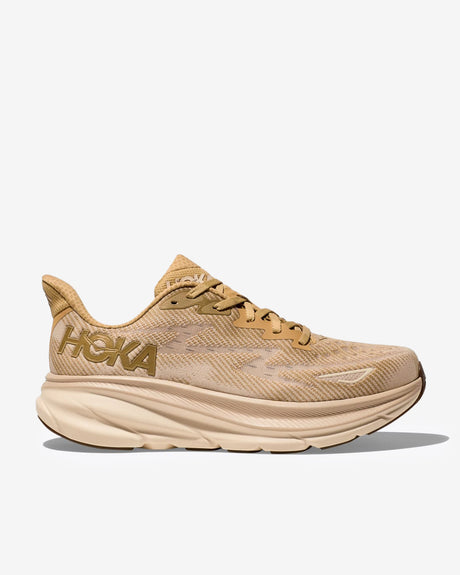 Discount on Hoka  shoes - SKU: Clifton 9 'wheat/Shifting Sand'