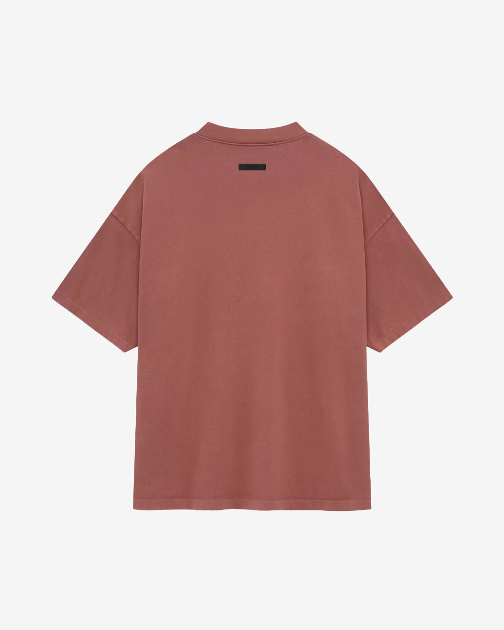 Fear of God ESSENTIALS Heavy Crewneck Tee in Crimson
