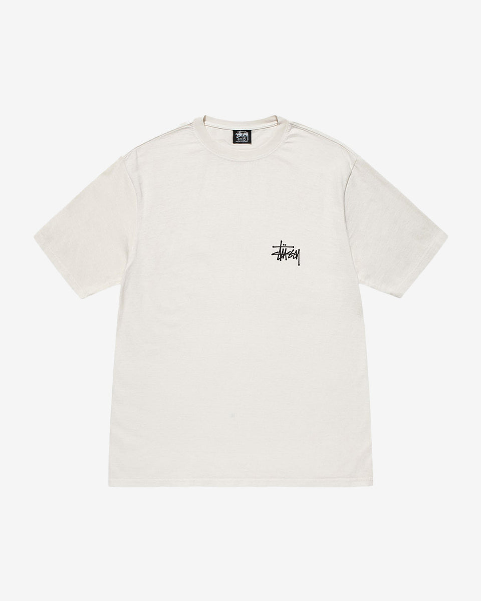 Stüssy Basic Stüssy Pigment Dyed Tee in Natural | Commonwealth ...