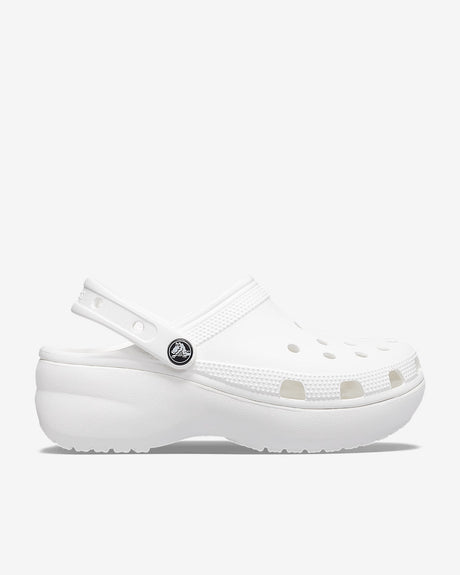 Discount on Crocs  shoes - SKU: Wmns Classic Platform Clog White