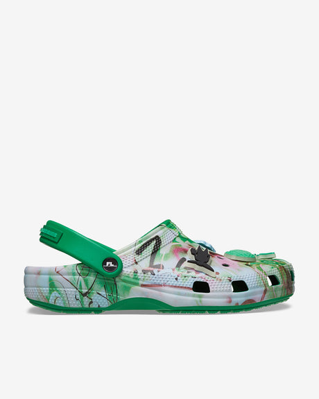 Discount on Crocs  shoes - SKU: Futura Laboratories X Classic Clog 'green Ivy'