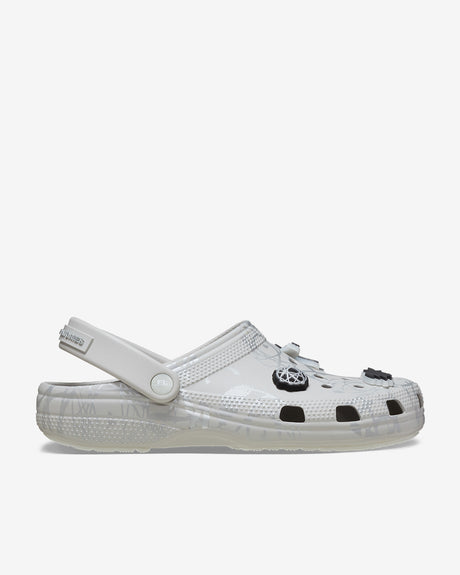 Discount on Crocs  shoes - SKU: Futura Laboratories X Classic Clog 'pearl White'