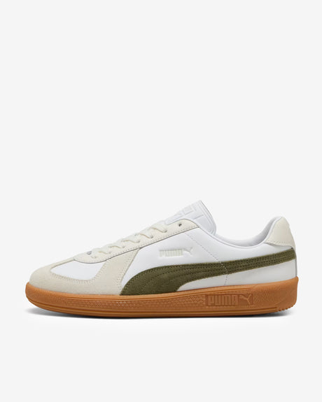 Discount on PUMA  shoes - SKU: Army Trainer 'White/Olive'