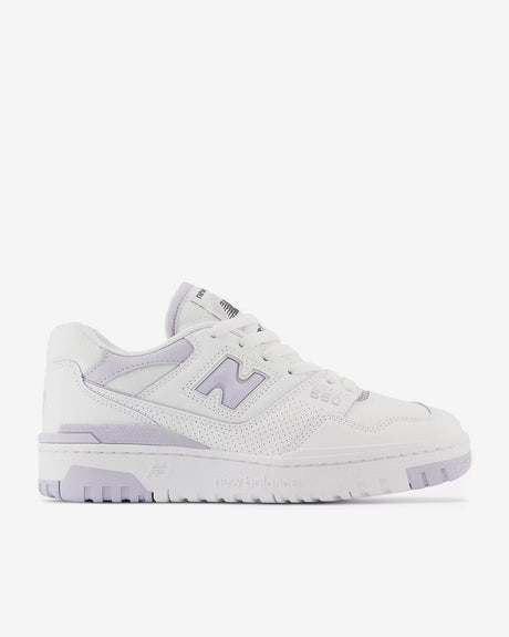 Discount on New Balance  shoes - SKU: Wmns 550 'white/Grey Violet'