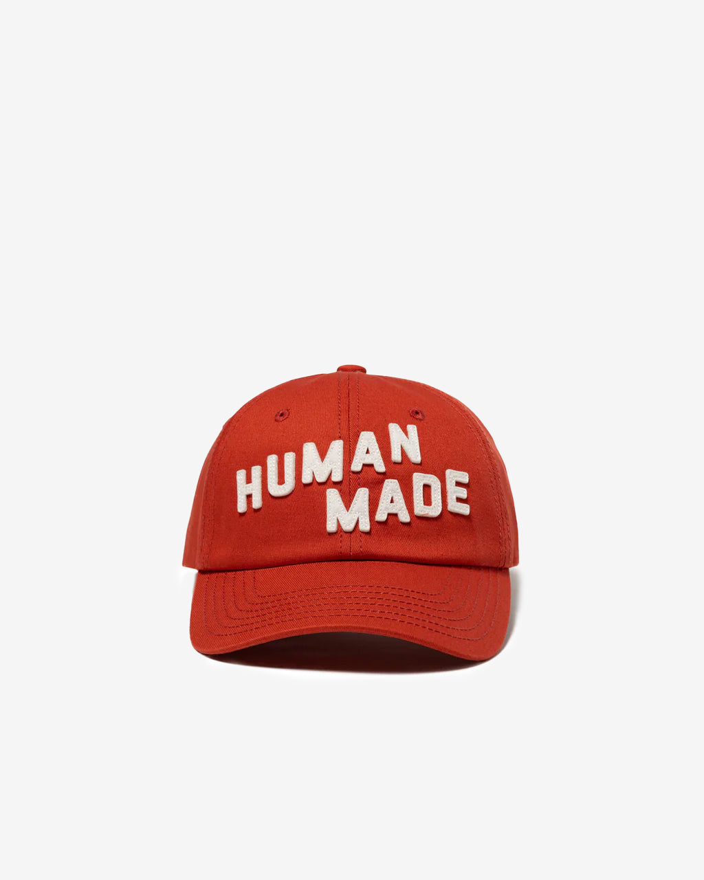 帽子 HUMAN MADE 6PANEL TWILL CAP BURGUNDY HUMAN MADE 6 Panel Twill Cap in Orange | SVD USA