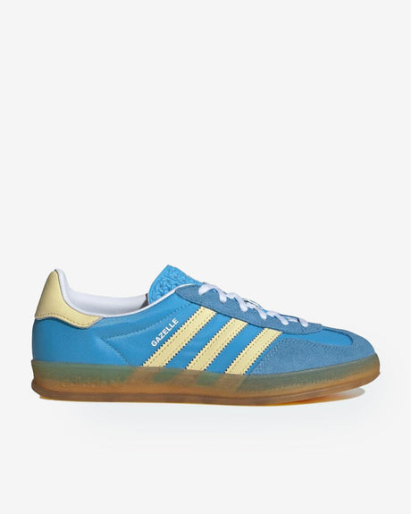 Discount on Adidas  shoes - SKU: Wmns Gazelle Indoor 'semi Blue/Almost Yellow'
