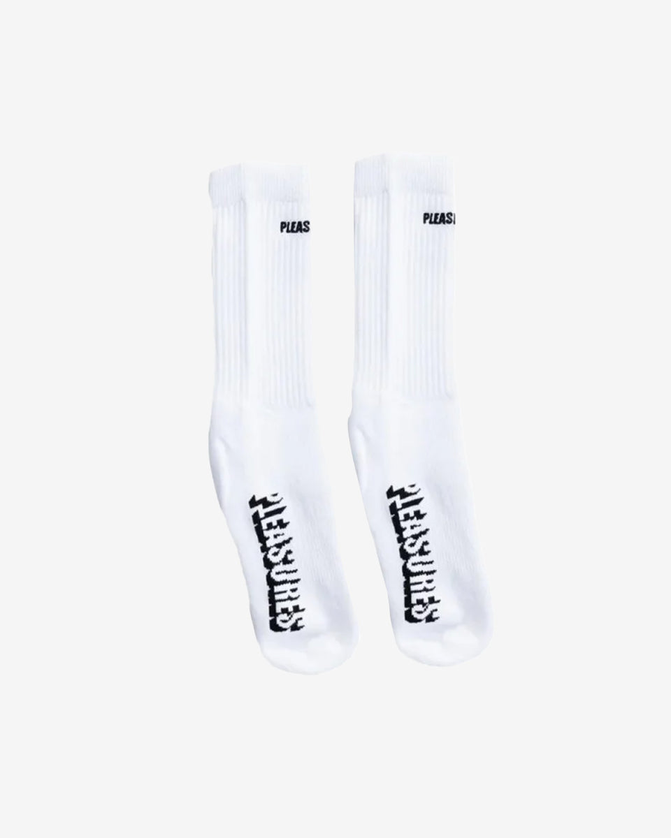 Pleasures Knock Out Socks in White | Commonwealth Philippines ...