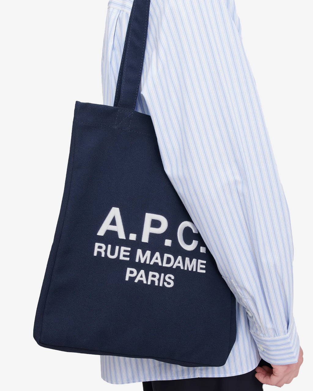 Lou Rue Madame Tote Bag in Dark Navy Commonwealth
