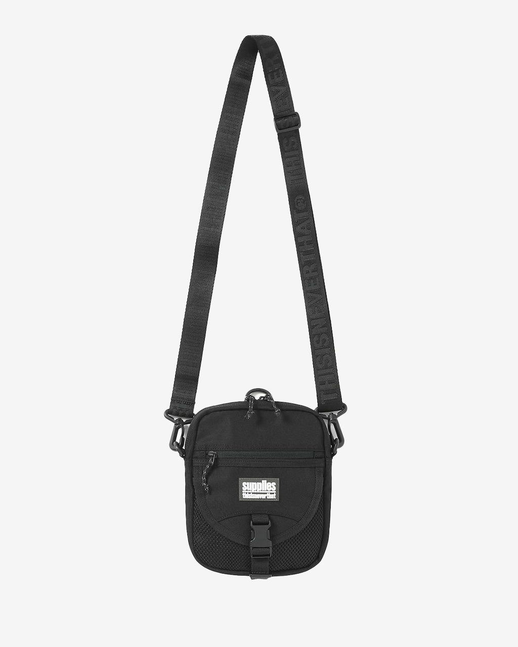 thisisneverthat TNT Supplies 2 Shoulder Bag in Black thisisneverthat TNT Supplies 2 Shoulder Bag in Black