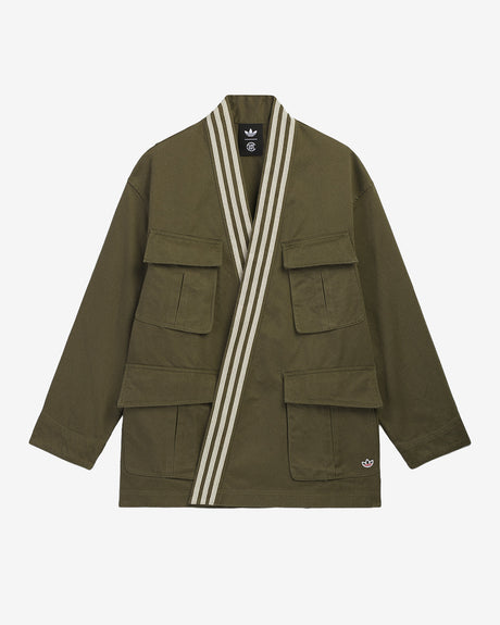 adidas Apparel CLOT Jacket by Edison Chen 'Olive Strata'