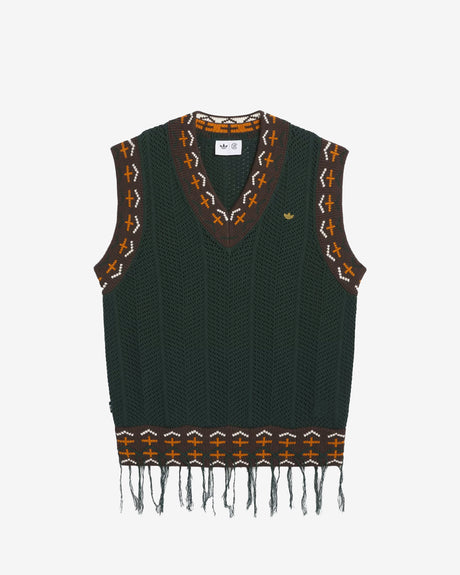 adidas Apparel CLOT x adidas Crochet Vest Green Night