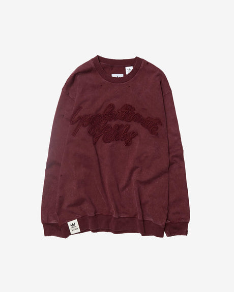 adidas Apparel Song for the Mute x adidas Long Sleeve Tee Maroon