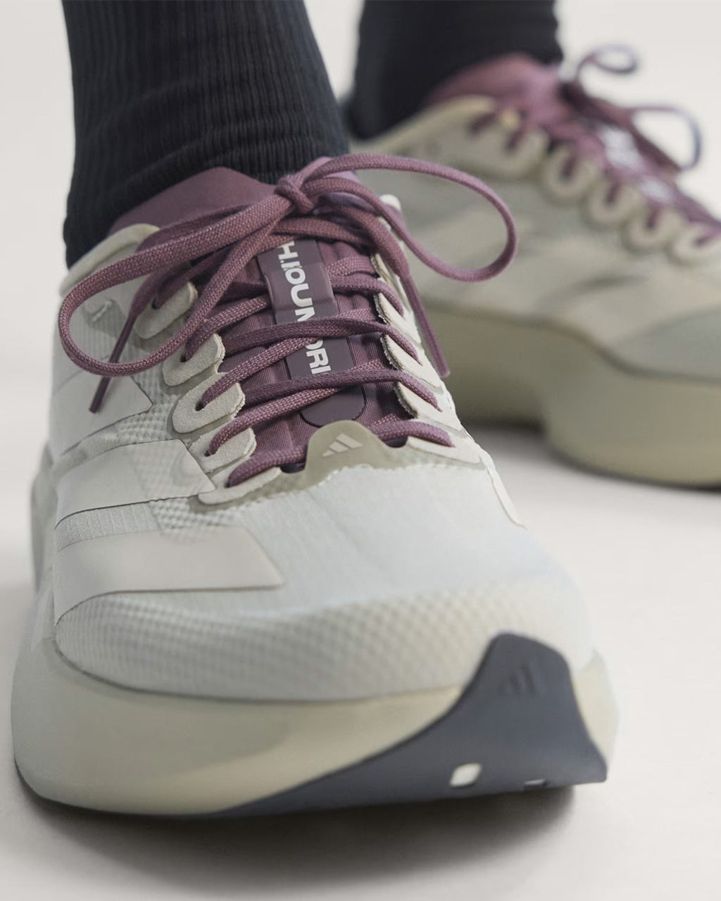 スパイク・シューズ adidas H.KOUMORI ADIZERO EVO SL Woven H.Koumori x adidas WMNS Adizero EVO SL Woven 'Putty Grey/Shadow
