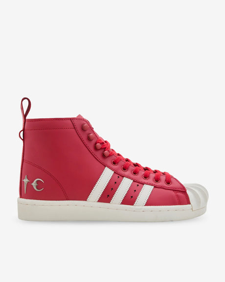 adidas Footwear Thug Club x Superstar Boot Luxe 'Red/Off White'