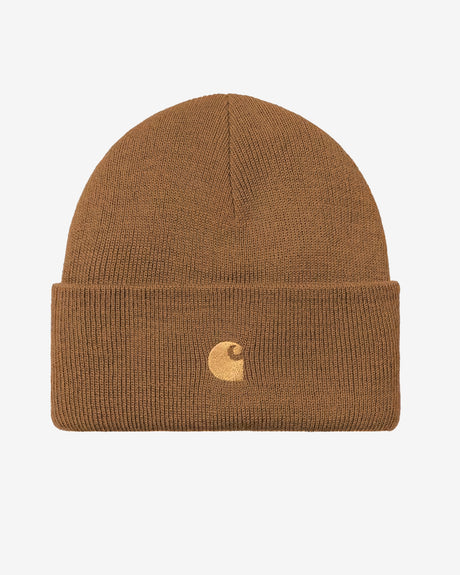 Carhartt WIP Accessories 0 Chase Beanie Hamilton Brown/Gold