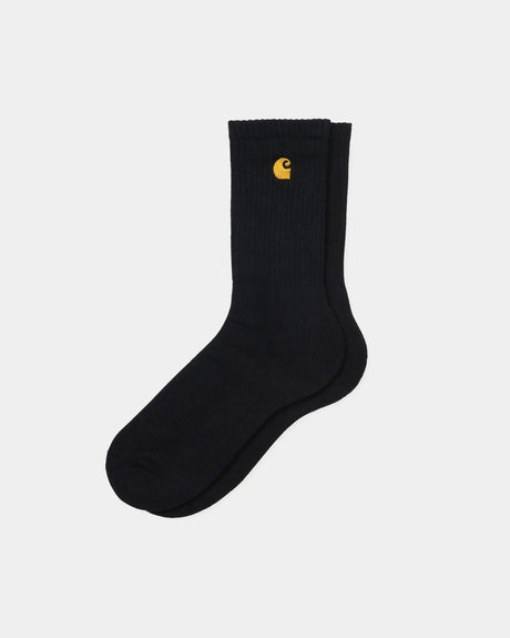 Carhartt WIP Accessories 0 Chase Socks Black/Gold