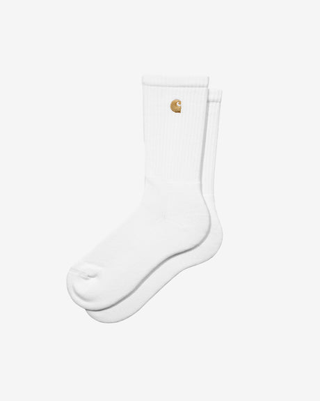 Carhartt WIP Accessories 0 Chase Socks White/Gold