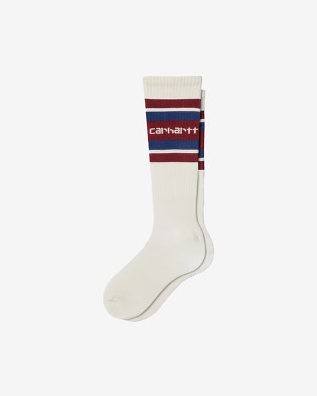 Carhartt WIP Accessories 0 Connors Socks Natural/Scarlet/Wolfsbane