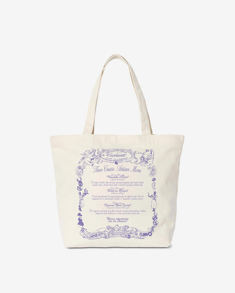 Carhartt WIP Accessories One Size Canvas Graphic Tote ‘Chez WIP/Wax’