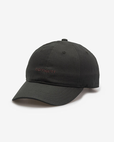 Carhartt WIP Accessories One size Canvas Script Cap ‘Dark Scarab/Palisander’