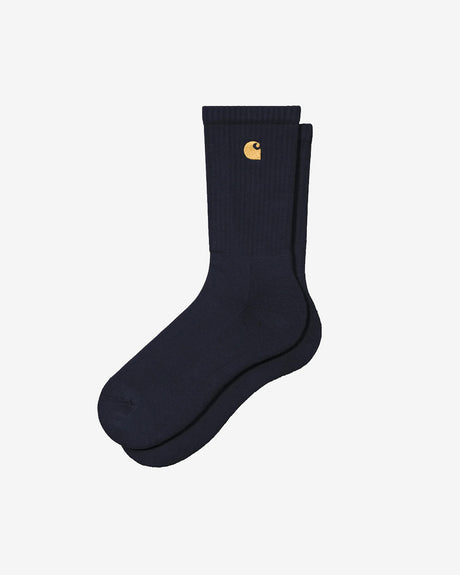 Carhartt WIP Accessories One Size Chase Socks ‘Dark Navy/Gold’