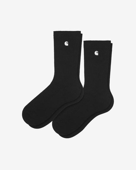 Carhartt WIP Accessories One Size Madison Pack Socks (2 Pack) ‘Black/White’