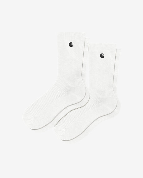 Carhartt WIP Accessories One Size Madison Pack Socks (2 Pack) ‘White/Black’