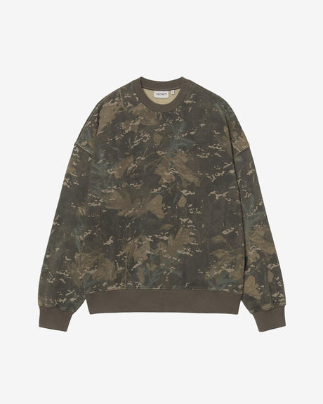 Carhartt WIP Apparel Benton Sweatshirt Camo Combi/Green
