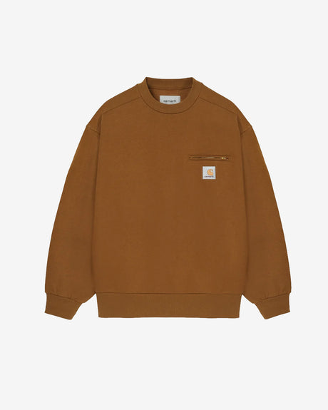 Carhartt WIP Apparel Detroit Sweatshirt ‘Hamilton Brown’