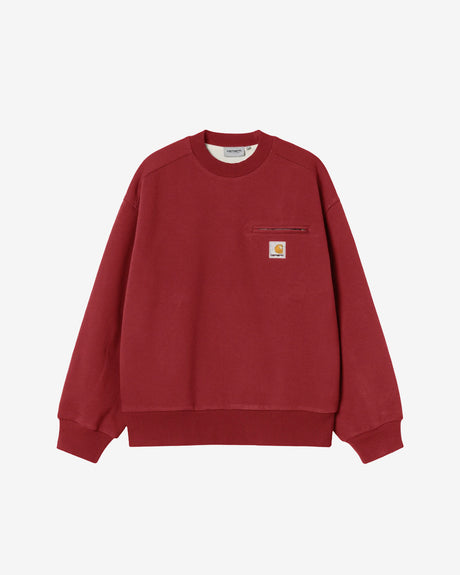 Carhartt WIP Apparel Detroit Sweatshirt’ Scarlet’