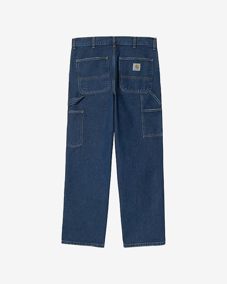 Carhartt WIP Apparel Double Knee Pant Blue (Stone Washed)