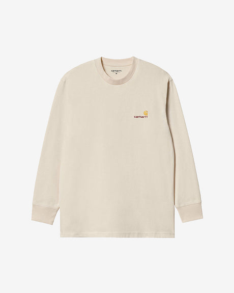 Carhartt WIP Apparel L/S American Script T-Shirt Natural