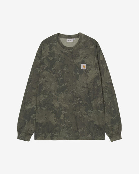 Carhartt WIP Apparel L/S Camo Combi T-Shirt Green/Olive