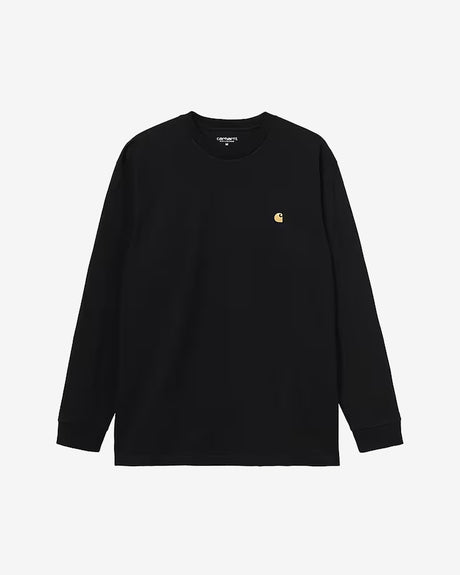 Carhartt WIP Apparel L/S Chase T-Shirt Black/Gold