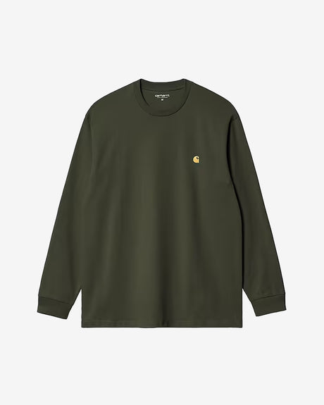Carhartt WIP Apparel L/S Chase T-Shirt Olive/Gold