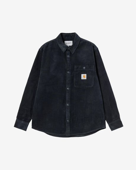 Carhartt WIP Apparel L/S Flint Shirt Deep Night