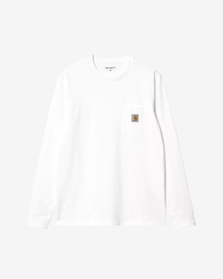 Carhartt WIP Apparel L/S Pocket Loose T-Shirt White