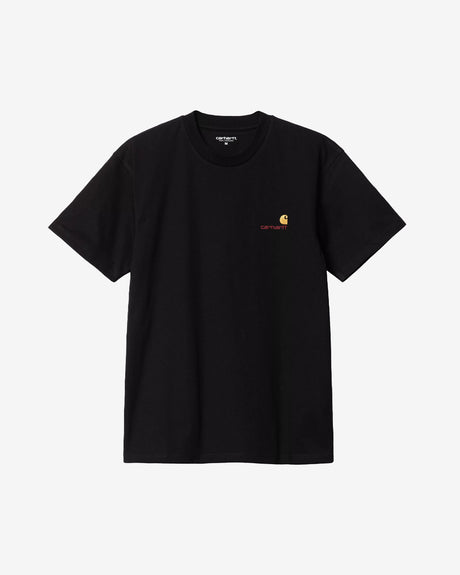 Carhartt WIP Apparel S/S American Script T-Shirt Black