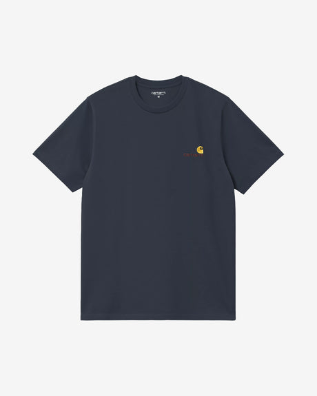 Carhartt WIP Apparel S/S American Script T-Shirt Deep Night