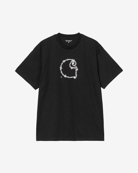 Carhartt WIP Apparel S/S Barbwire C T-Shirt Black